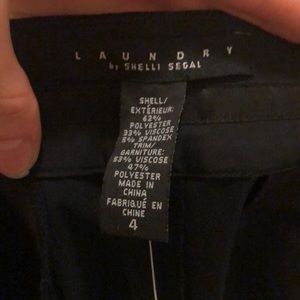 Laundry by Shelli Segal black work dress pants